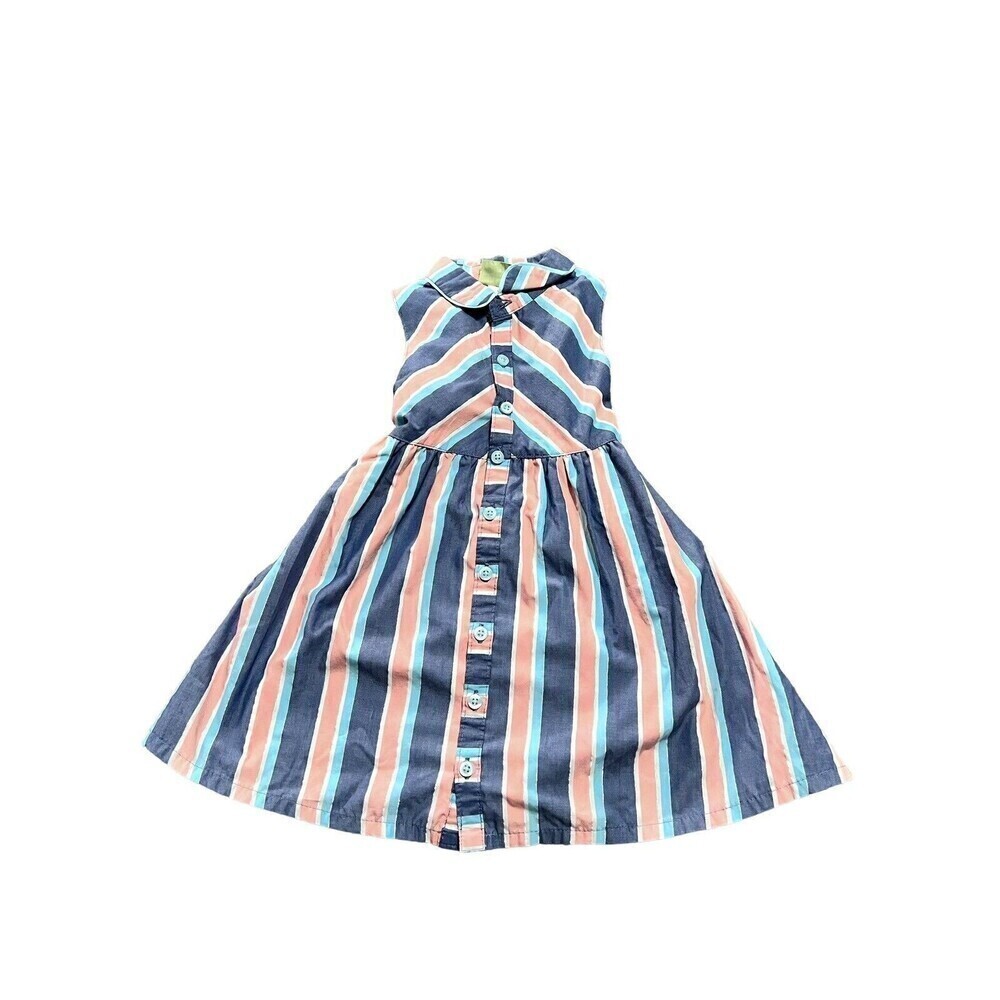 Girls Penelope Mack LTD Size 3T Multicolored Striped Dress Lined